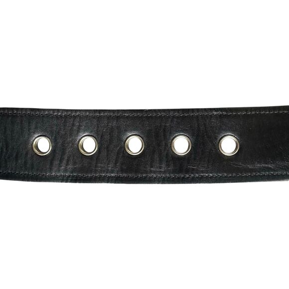 Coach Classic Mini Monogram Silver Buckle Black and white Belt 3977 main image 11